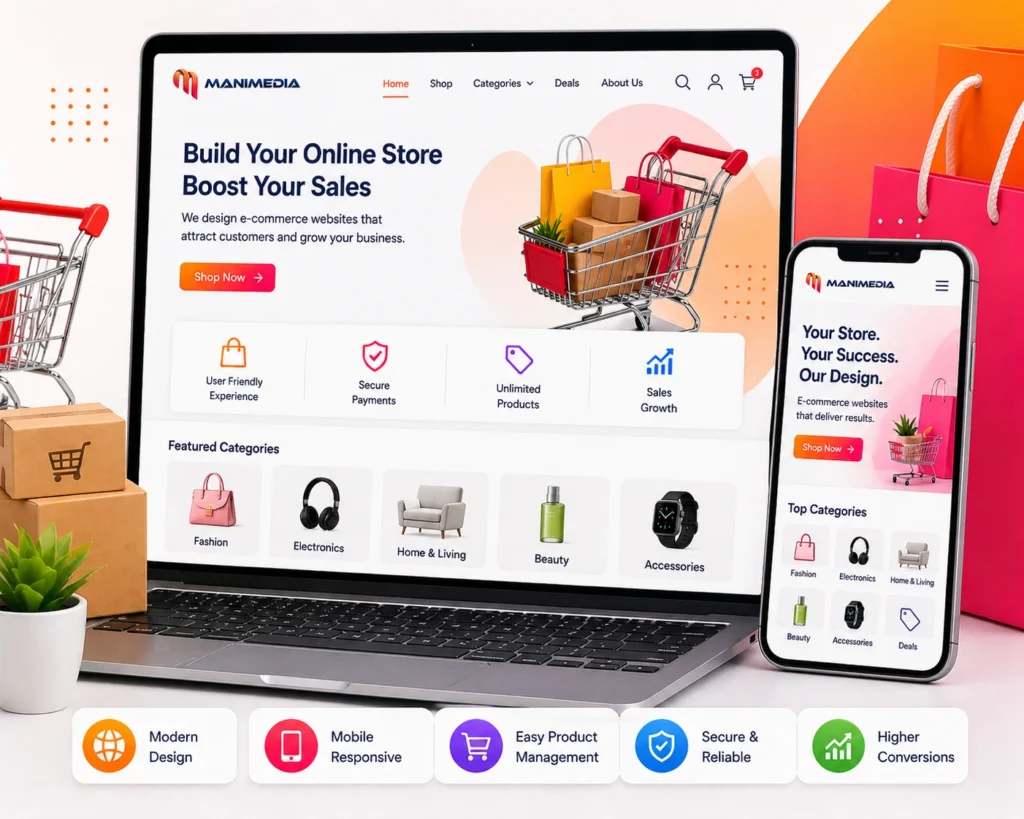 Ecommerce Website Design Faridabad