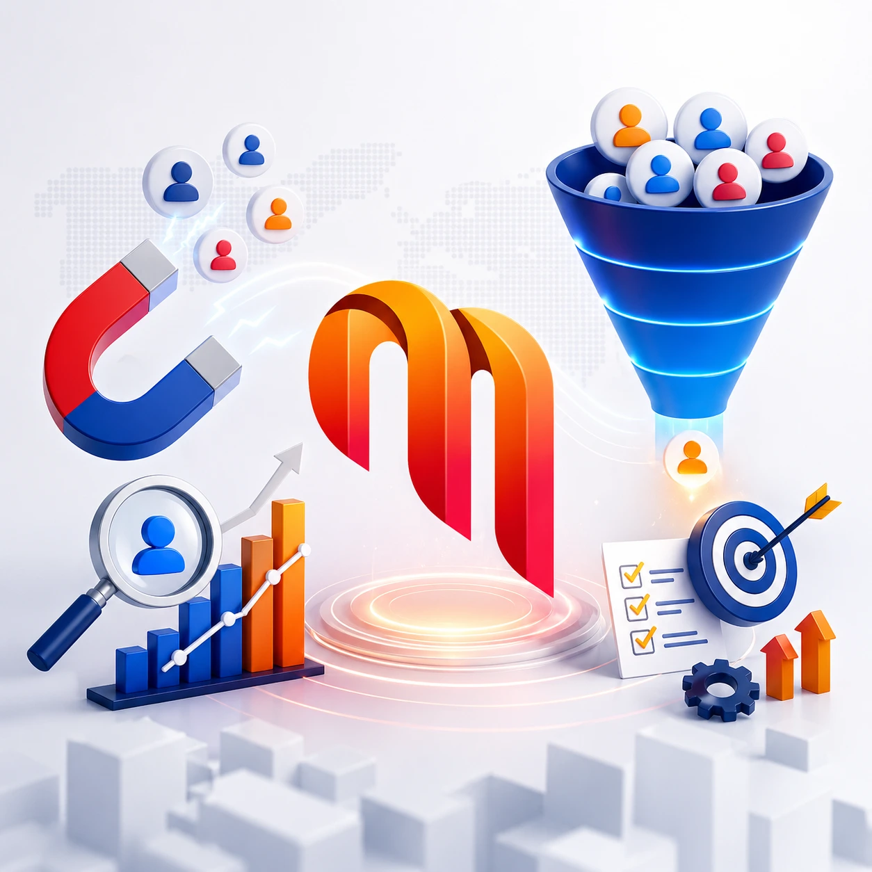 Growth and analytics marketing concept