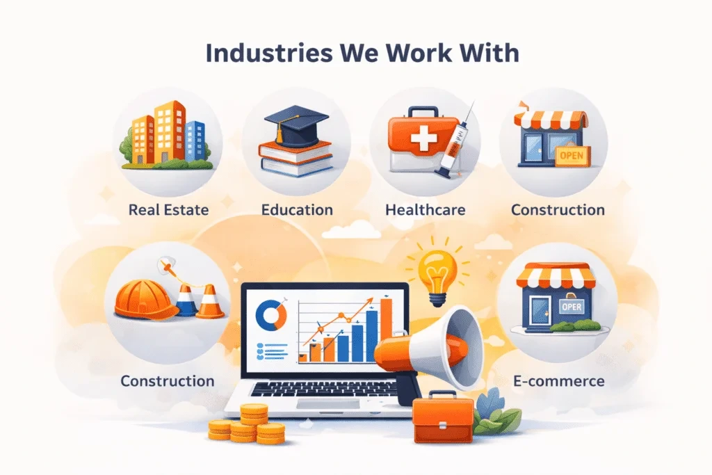 Industries We Serve with Result-Driven Digital Marketing Solutions