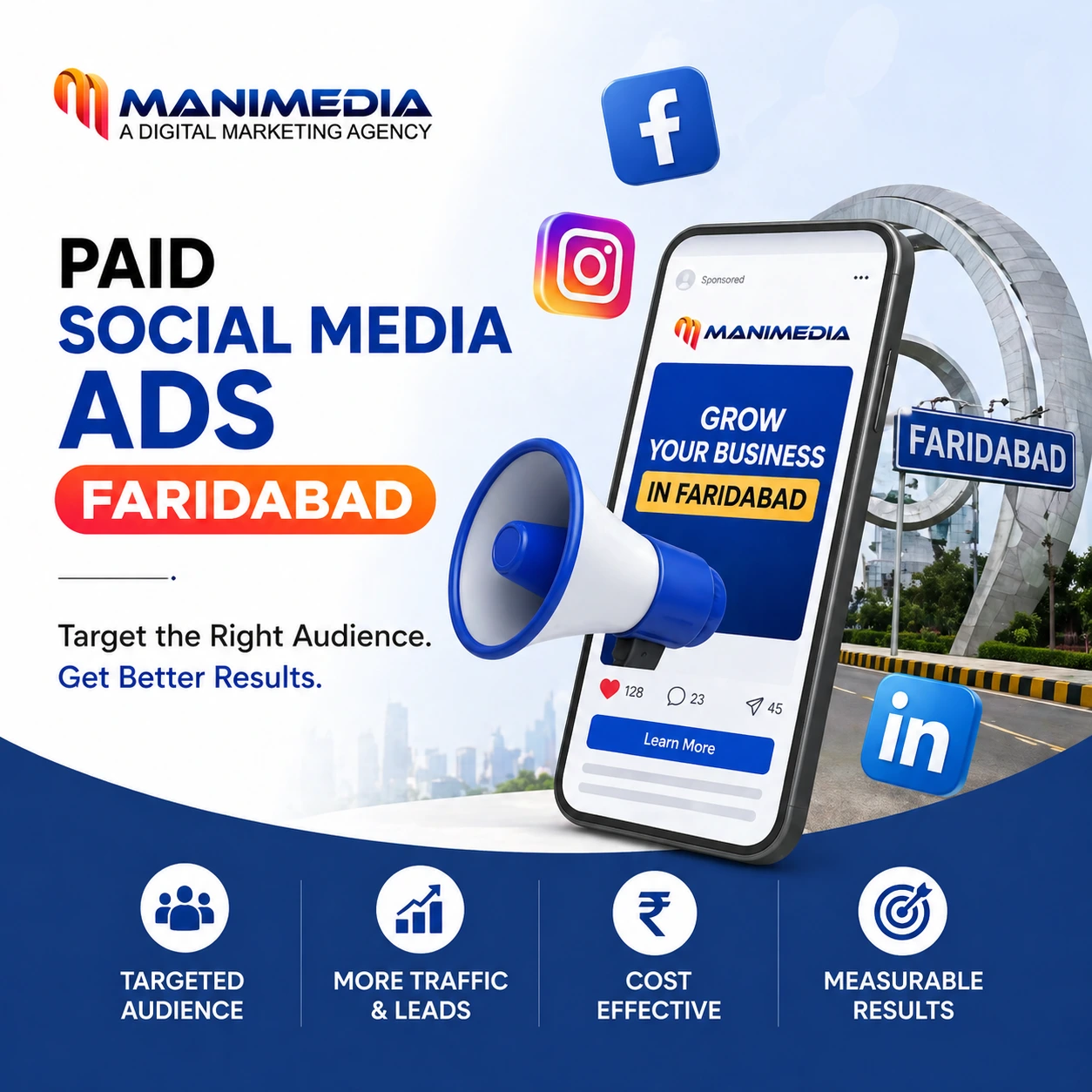 Paid Social Media Ads Faridabad