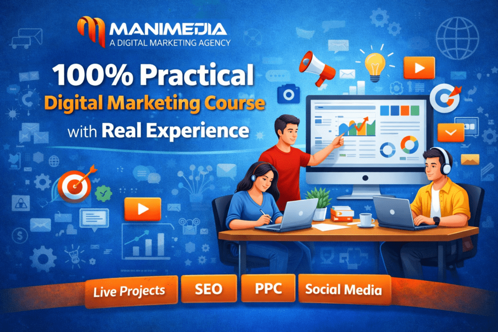 Practical digital marketing training session