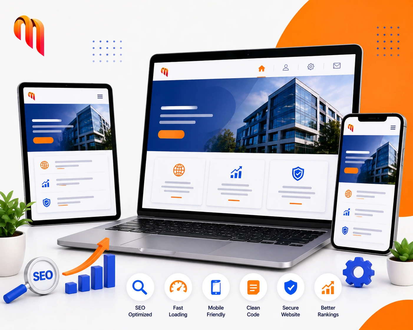 SEO Friendly Website Design Faridabad