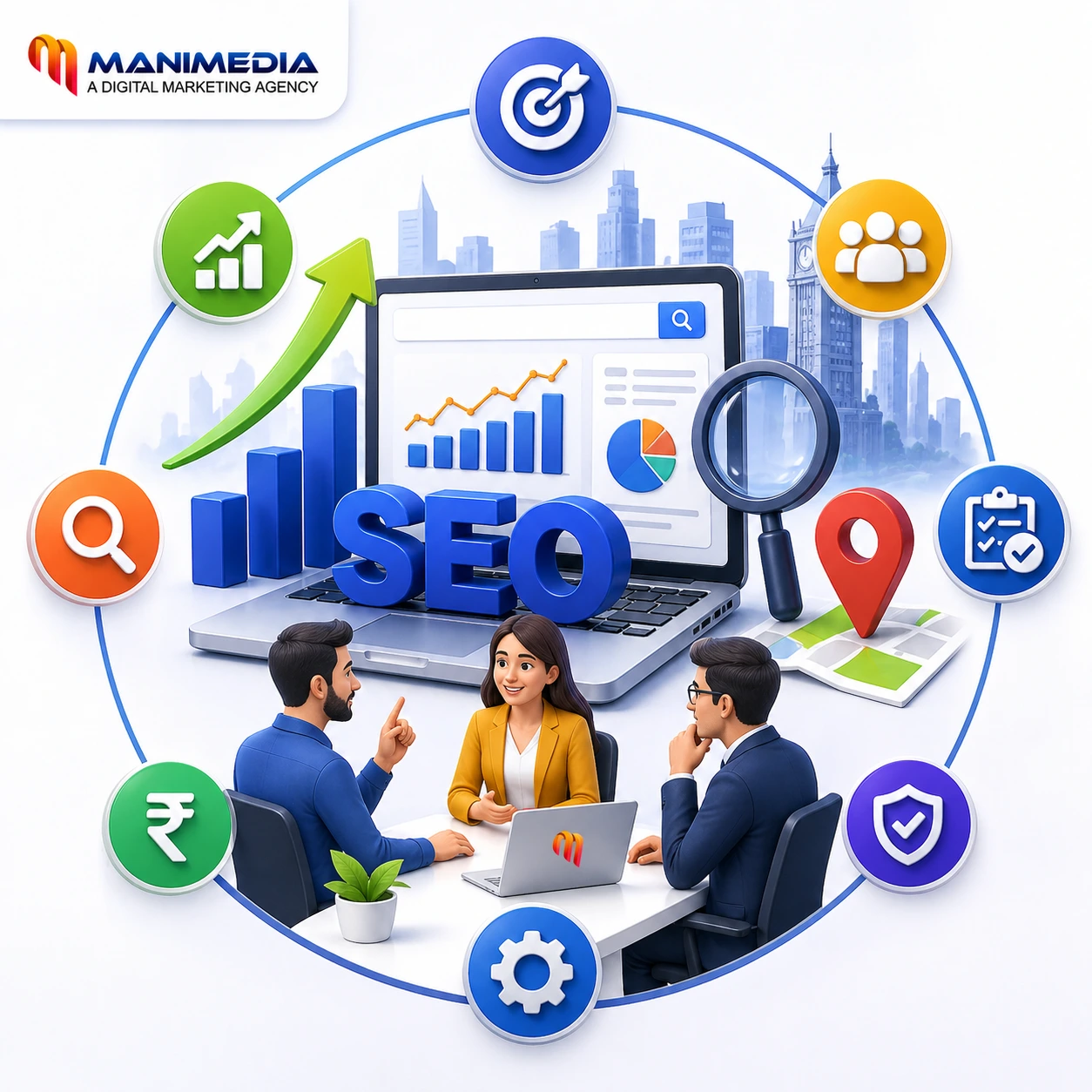 SEO growth and marketing strategy teamwork