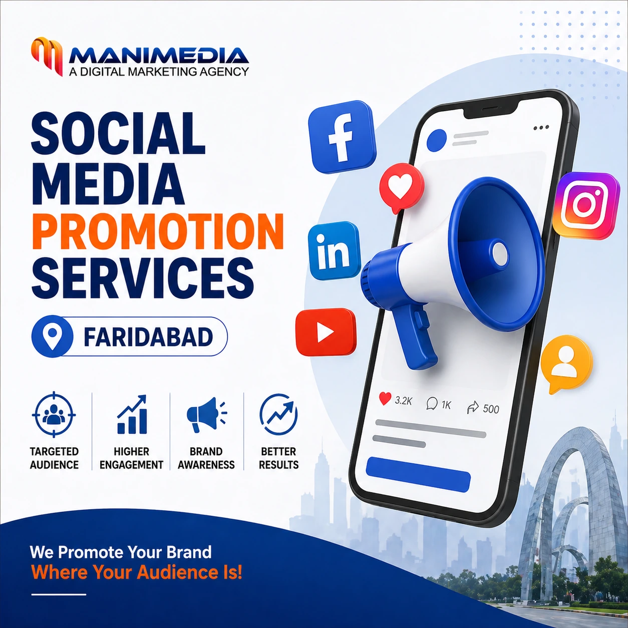 Social Media Promotion Services Faridabad
