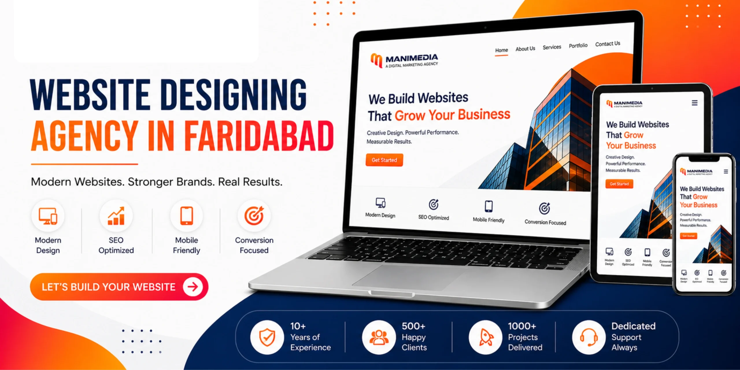 Website Designing Agency in Faridabad  MANIMEDIA Digital Marketing Agency