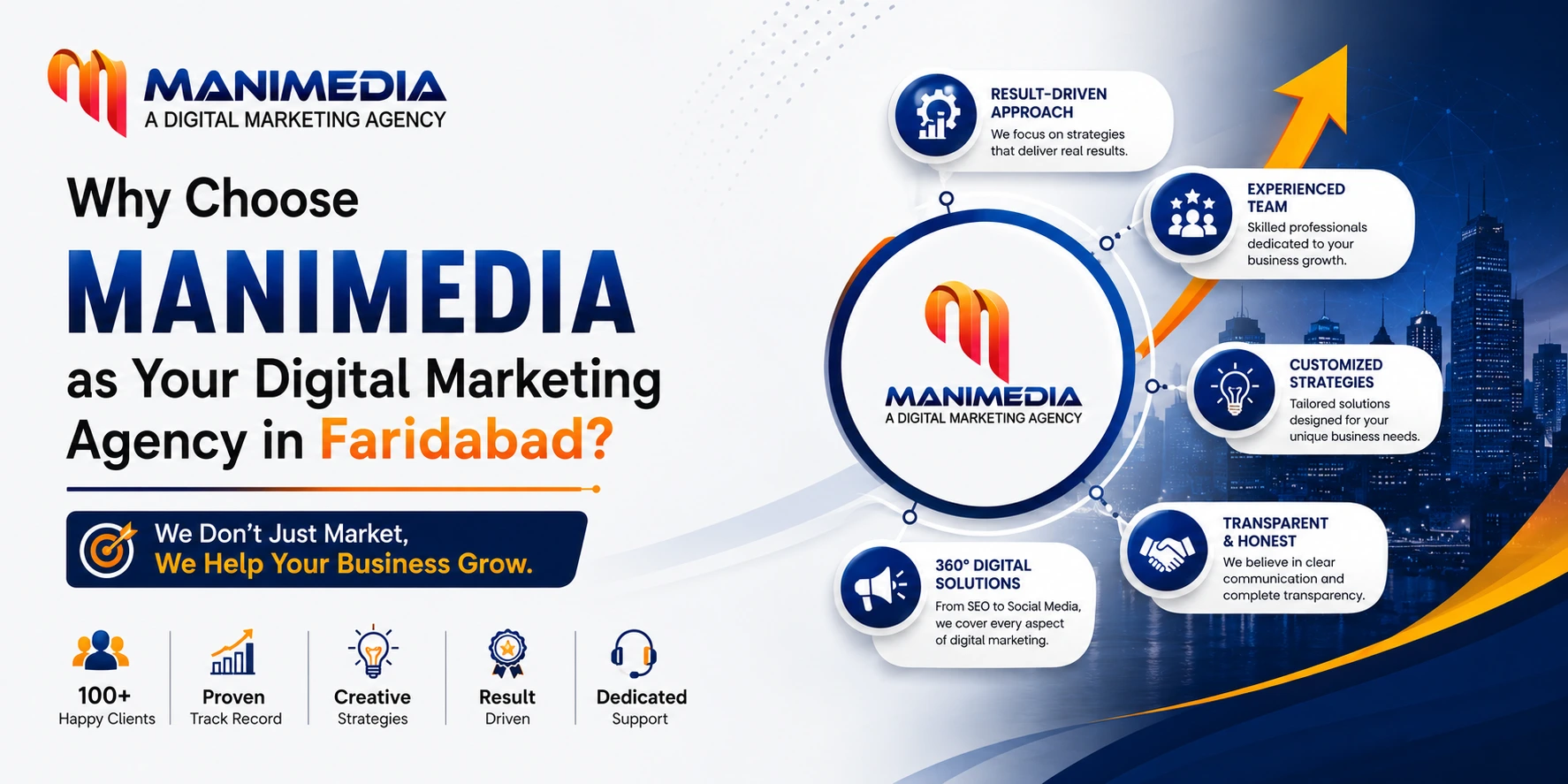 Why Choose MANIMEDIA as Your Digital Marketing Agency in Faridabad
